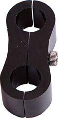 Aeroflow Billet Aluminium Dual Hose Separators (AF156-09BLK) AF156-09BLK