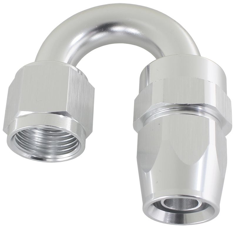 Aeroflow 200 Series PTFE 180° Hose End -6AN (AF206-06DS)