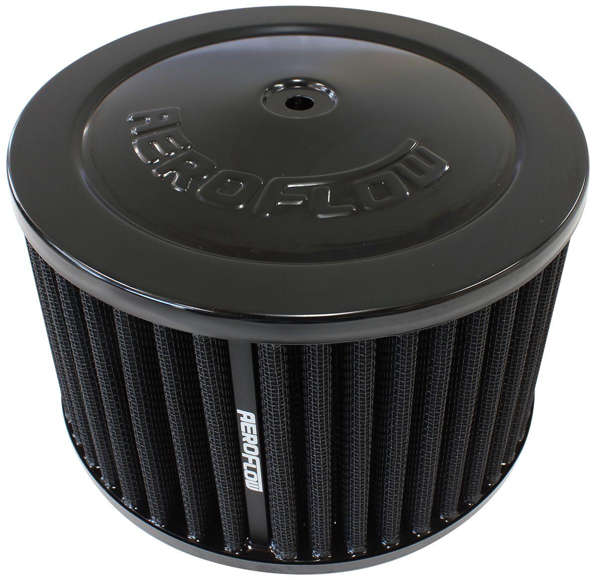 Aeroflow 6-3/8" x 4" Air Filter Assembly, Black (AF2251-3981) AF2251-3981