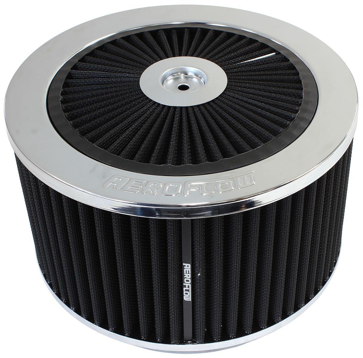 Aeroflow Chrome Full Flow Air Filter Assembly (AF2851-3155) AF2851-3155