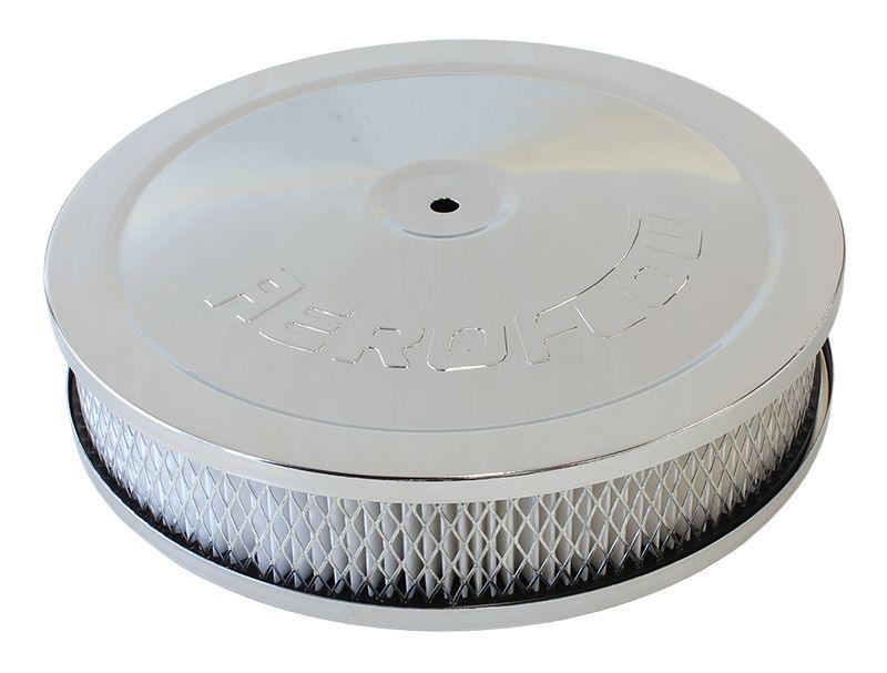 Aeroflow 9" x 2" Chrome Air Filter Assembly (AF2856-1110) AF2856-1110