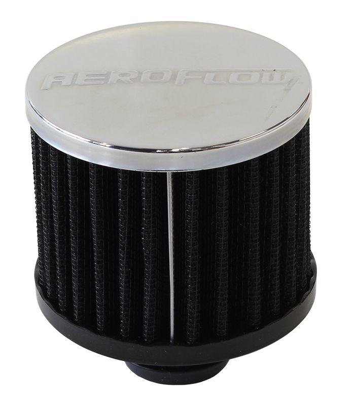 Aeroflow Chrome Clamp On Breather (AF2871-1440) AF2871-1440