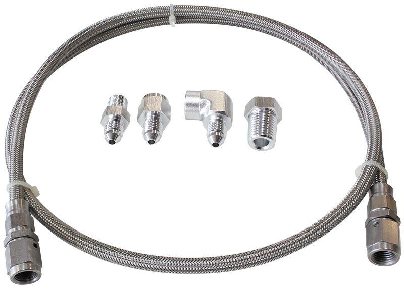 Aeroflow Stainless Steel Braided Line Gauge Kit -4AN (AF30-4004) AF30-4004