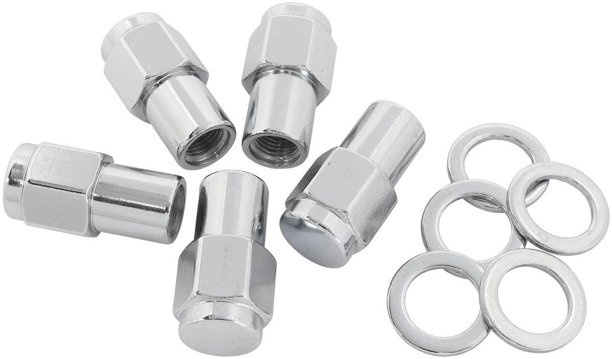 Aeroflow 0.750" Shank Closed Chrome Wheel Nuts - M14 x 1.50mm (AF3048-7000) AF3048-7000