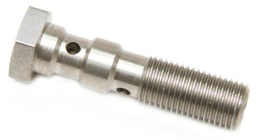 Aeroflow Stainless Steel Double Banjo Bolt 3/8"-24 (AF305-03L) AF305-03L