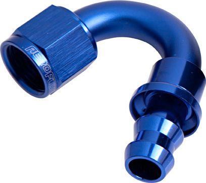 Aeroflow 400 Series Push Lock 150° Hose End -4AN (AF405-04) AF405-04
