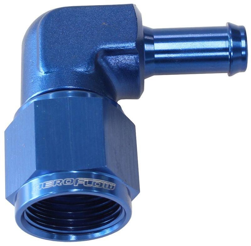 Aeroflow 90° Hose Barb 3/8" to -8AN (AF413-08-06) AF413-08-06