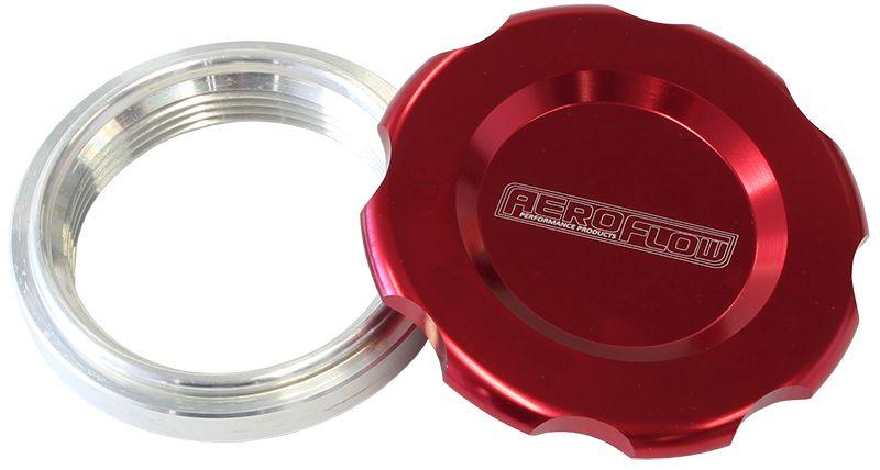 Aeroflow Low Profile Billet Aluminium Filler Cap & Bung (AF465-48R) AF465-48R