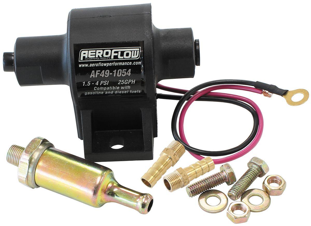 Aeroflow Super Low Pressure In-Line Carburettor Fuel Pump (AF49-1054) AF49-1054