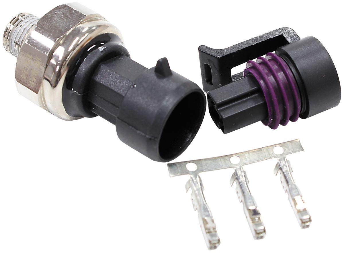 Aeroflow Pressure Sensor (Transducer) 150psi (10 Bar) for Oil, Fuel or Boost (AF49-1551) AF49-1551
