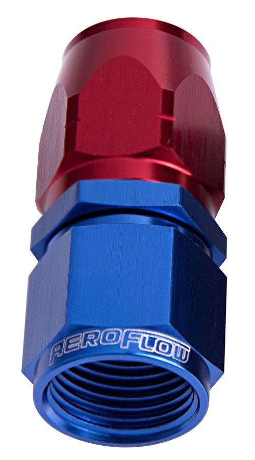 Aeroflow 500 / 550 Series Cutter Style One Piece Full Flow Swivel Straight Hose End -6AN (AF501-06) AF501-06