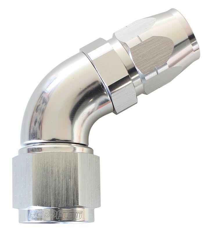 Aeroflow 550 Series Cutter Style One Piece Swivel 60° Stepped Hose End -10AN to -8 Hose (AF558-08-10S) AF558-08-10S