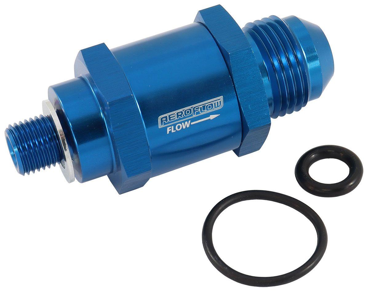 Aeroflow EFI Fuel Pump Check Valve -6AN (M10 x 1.00mm) (AF616-06) AF616-06