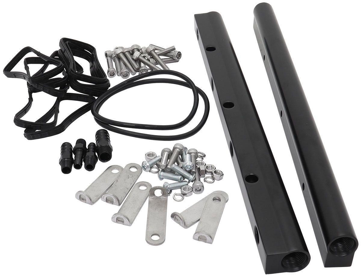 Aeroflow GM LS3 Sheet Metal Intake Manifold with Fuel Rail and Mounting Kit (AF6233-6000)