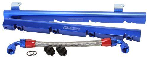 Aeroflow Holden 304-355 V8 Billet EFI Fuel Rails - Blue (AF64-2008) AF64-2008