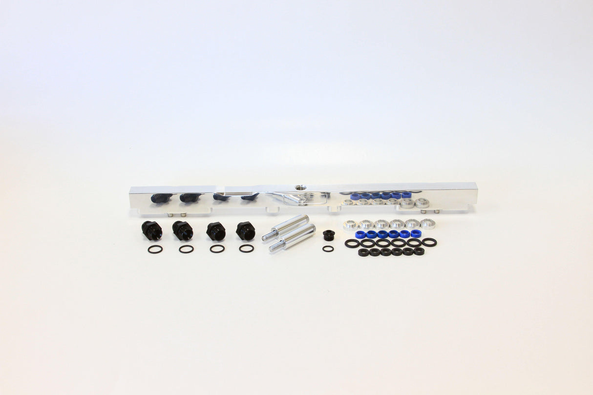 Aeroflow Toyota 2JZ Non-VVTI Billet EFI Fuel Rail - Polished (AF64-2059P) AF64-2059P