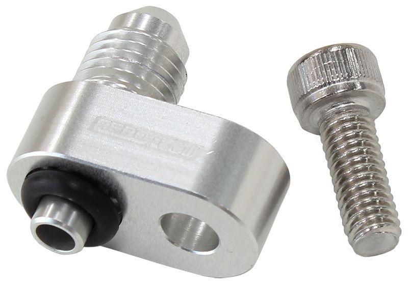 Aeroflow -4AN Water Cross-Over Adapter - Silver (AF64-2186) AF64-2186