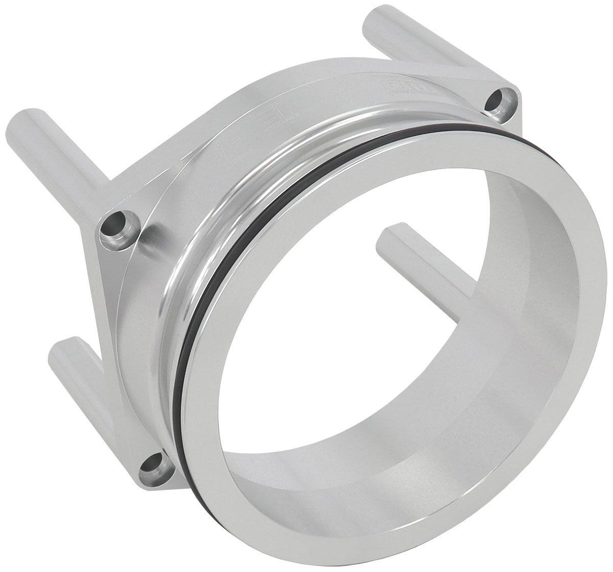 Aeroflow 95mm Throttle Body Intercooler Adapter - Silver Finish Suit AF64-2272 and AF64-2272BLK Throttle Body (AF64-2272) AF64-2272