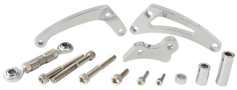 Aeroflow Low Mount Billet Alternator Bracket (Passenger Side) (AF64-4004) AF64-4004