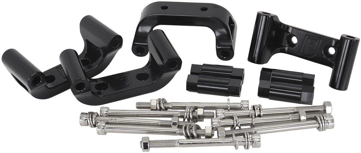 Aeroflow Billet LS2/LS3/LS7 Coil Relocation Kit (AF64-4034BLK) AF64-4034BLK