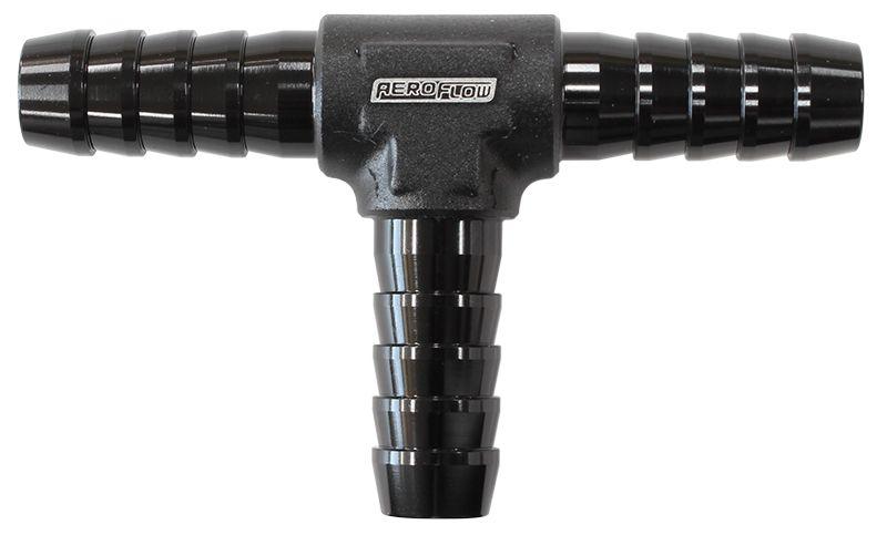 Aeroflow Aluminium T-Piece 1/2" (13mm) O.D (AF64-4206BLK) AF64-4206BLK