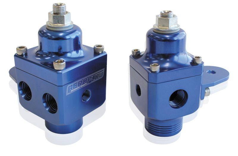Aeroflow Billet 2-Port Carburettor Fuel Pressure Regulator -8 ORB (AF66-2047) AF66-2047