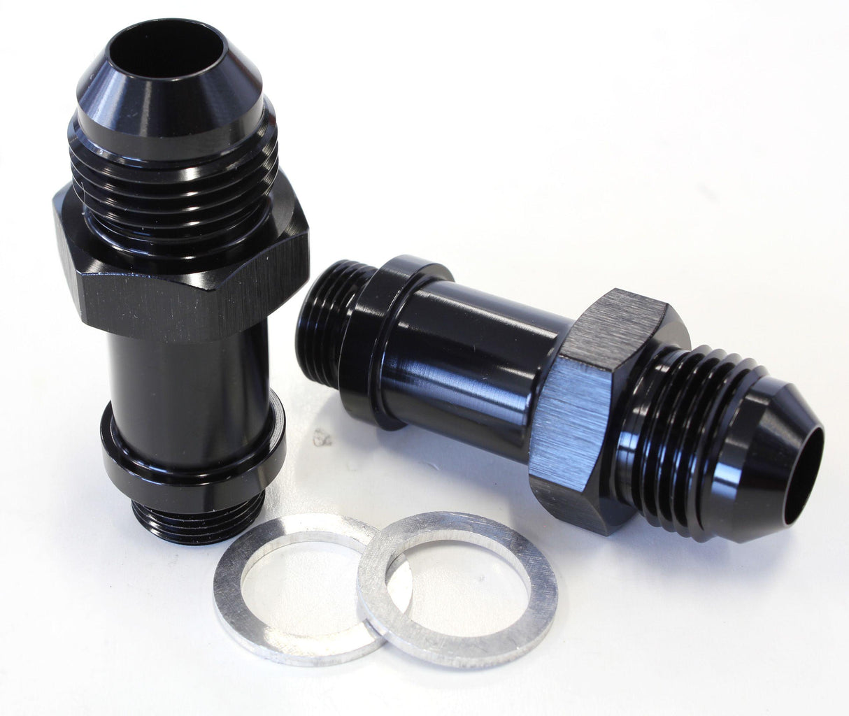 Aeroflow Carburettor Adapter - Male 9/16" x 24 to -8AN (AF701-08BLK) AF701-08BLK