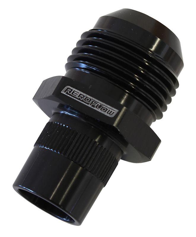 Aeroflow Breather Adapters -10AN (AF708-10-01BLK) AF708-10-01BLK