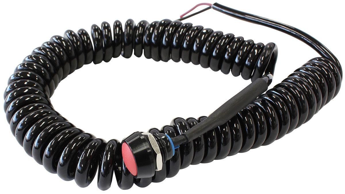Aeroflow Bang Shift Momentary Button Spiral Cord (AF72-5060BLK) AF72-5060BLK