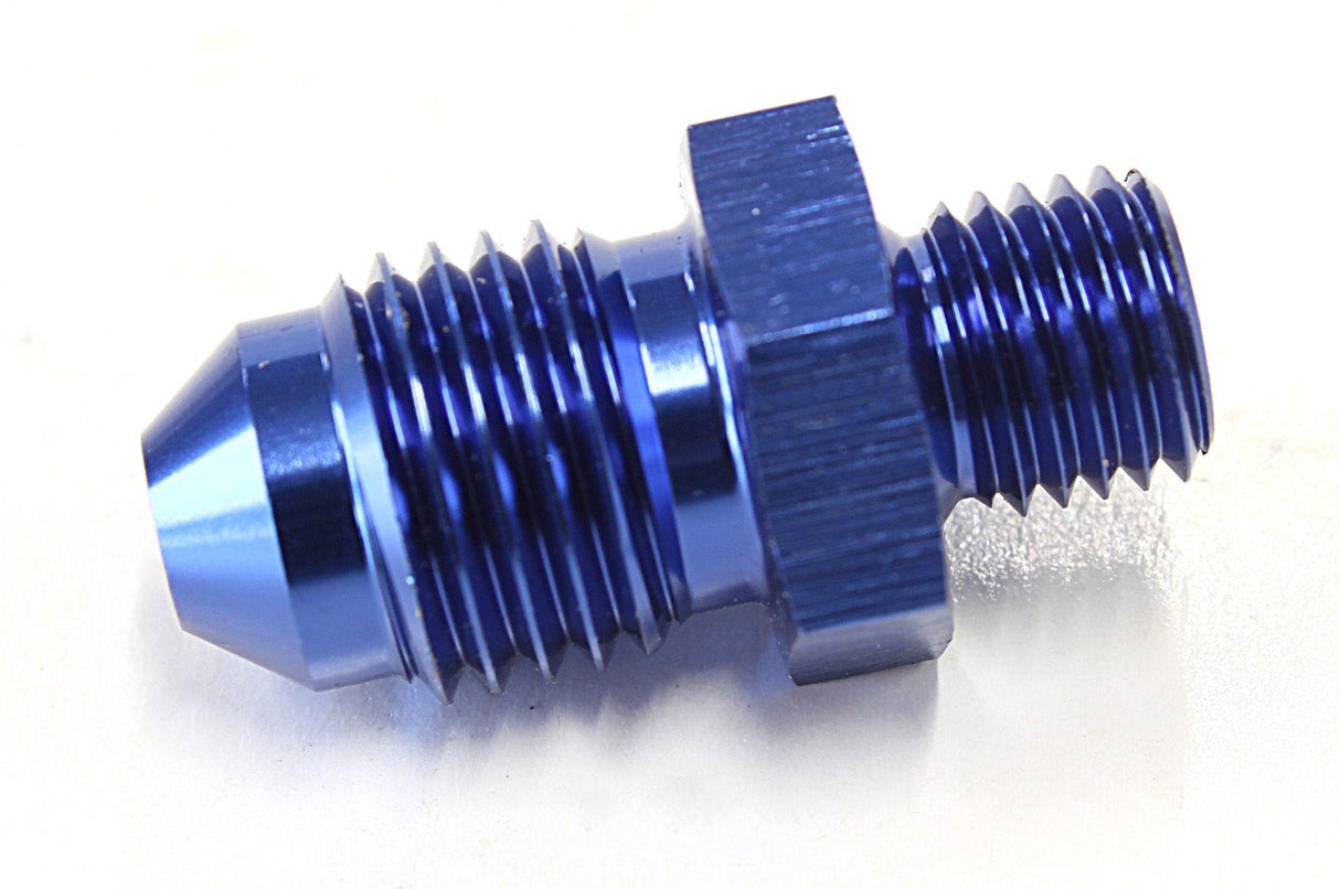 Aeroflow Metric to Male Flare Adapter M8 x 1.0mm to -4AN (AF728-04) AF728-04