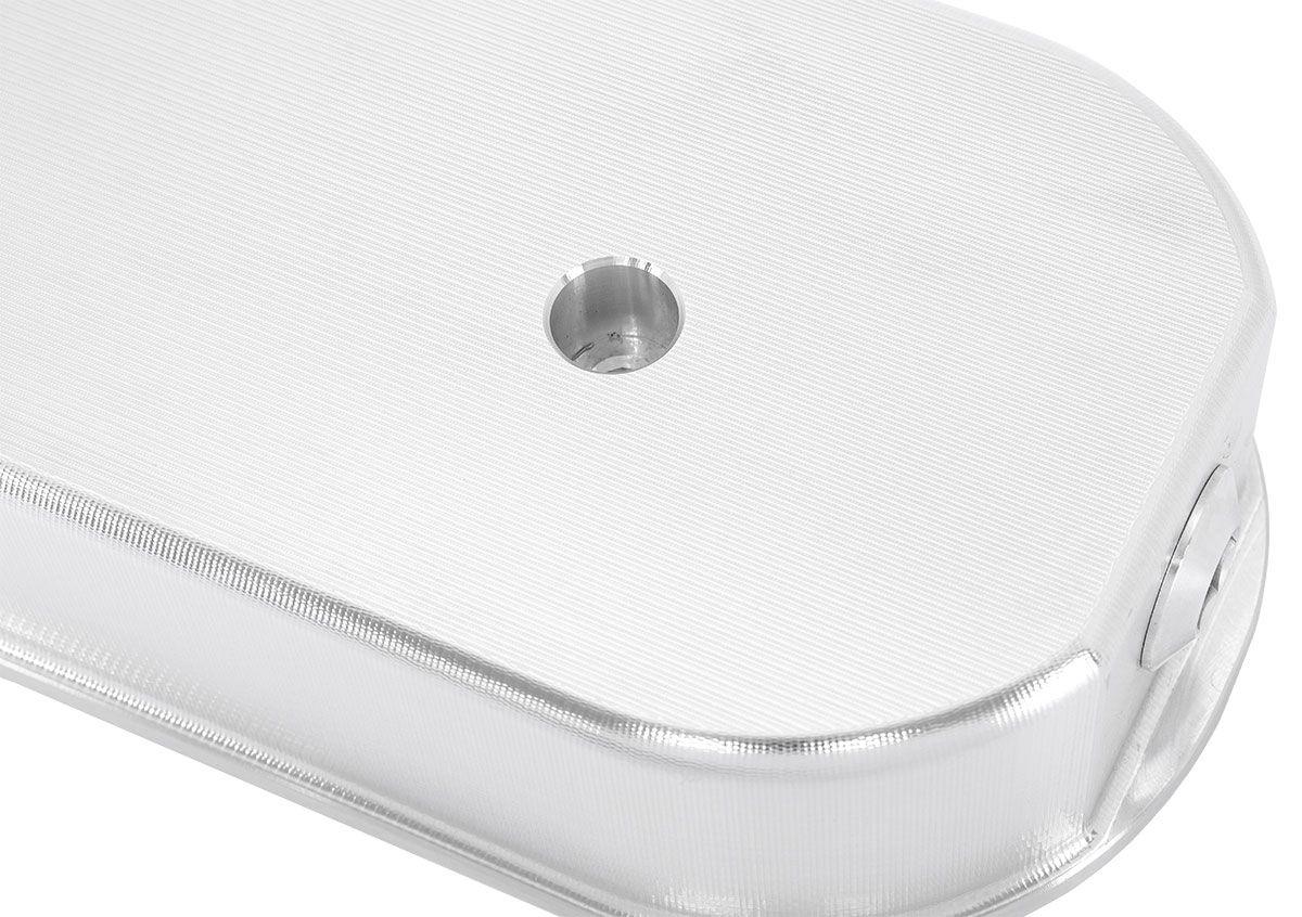 Aeroflow GM LS Billet Valve Cover Set, Raw Finish with Aeroflow Logo (AF77-5010)