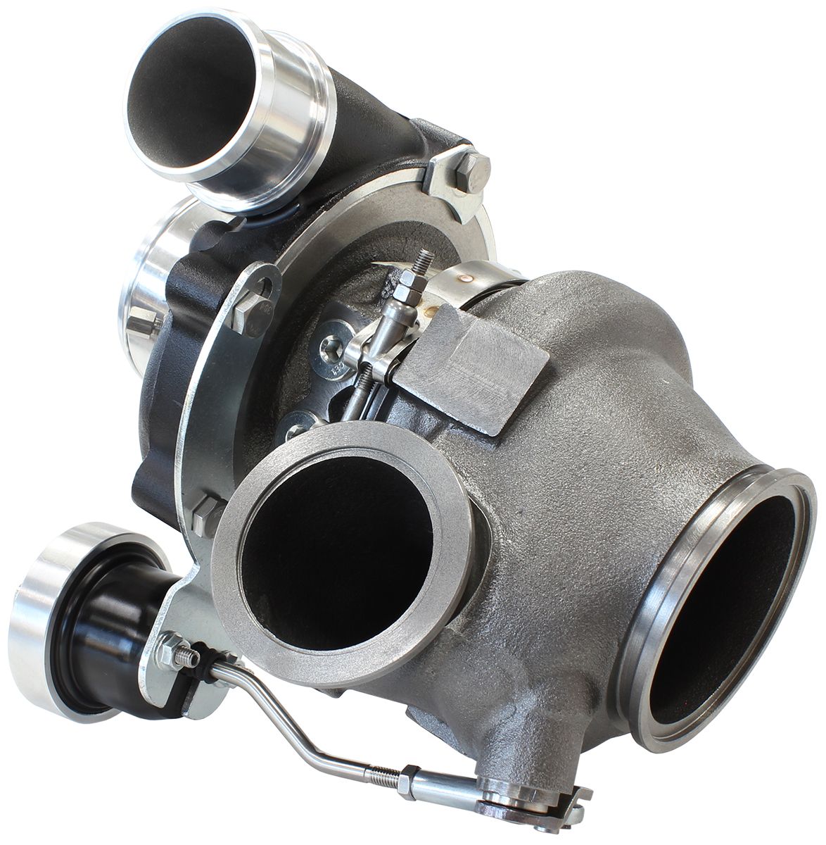 Aeroflow BOOSTED 5449 .72 Turbocharger 660HP, Hi Temp Black Finish (AF8005-2018BLK)