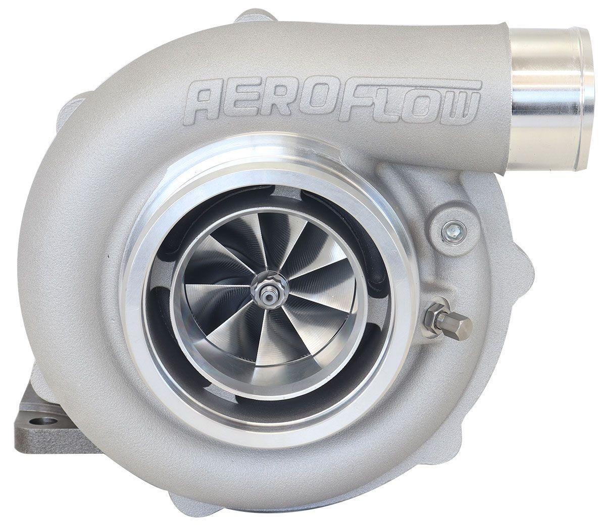 Aeroflow BOOSTED 6255 .63 Turbocharger 900HP, Natural Cast Finish (AF8005-3051) AF8005-3051