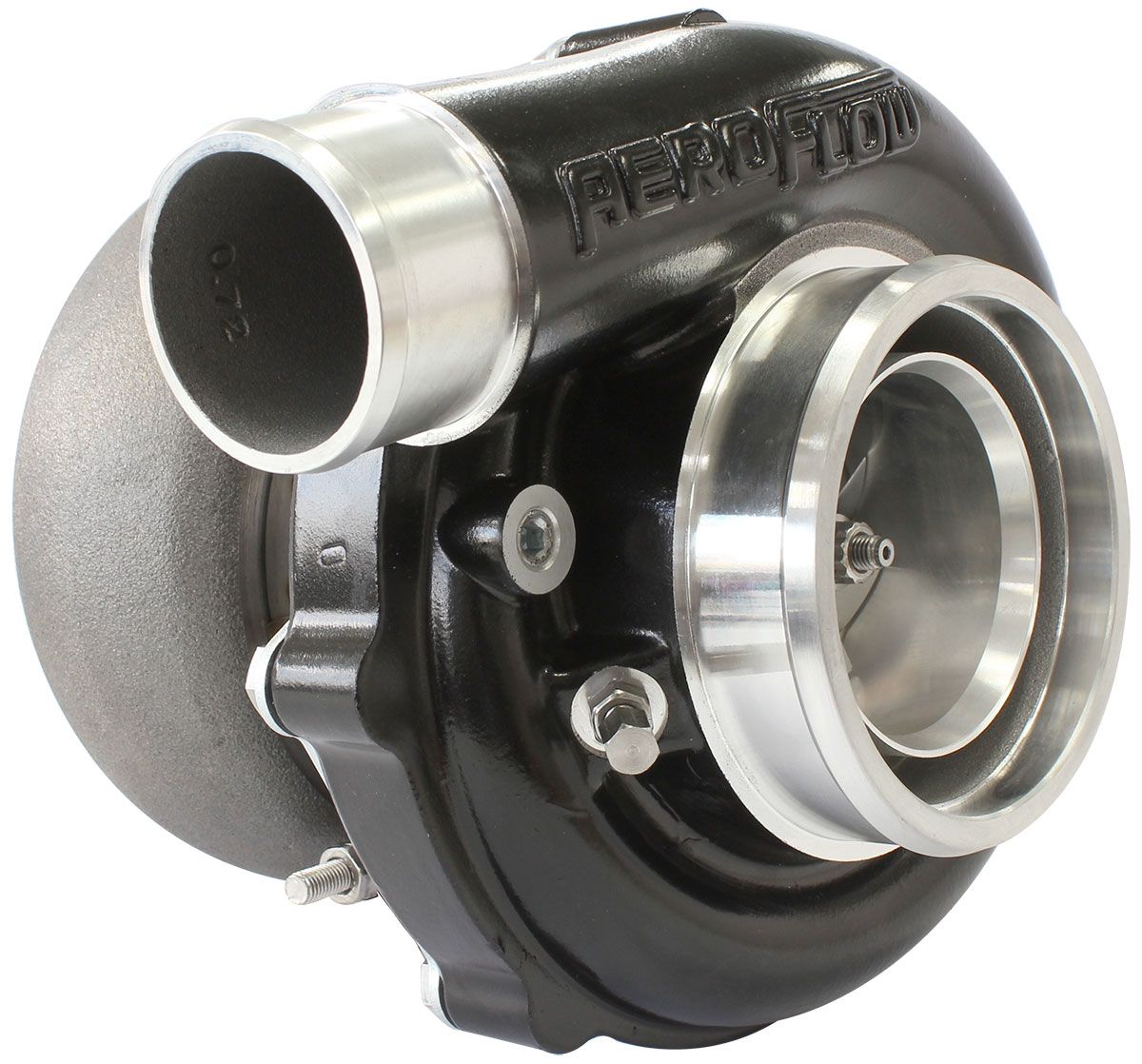 Aeroflow BOOSTED 6255 1.01 Reverse Rotation Turbocharger 900HP, Hi Temp Black Finish (AF8005-3157BLK)