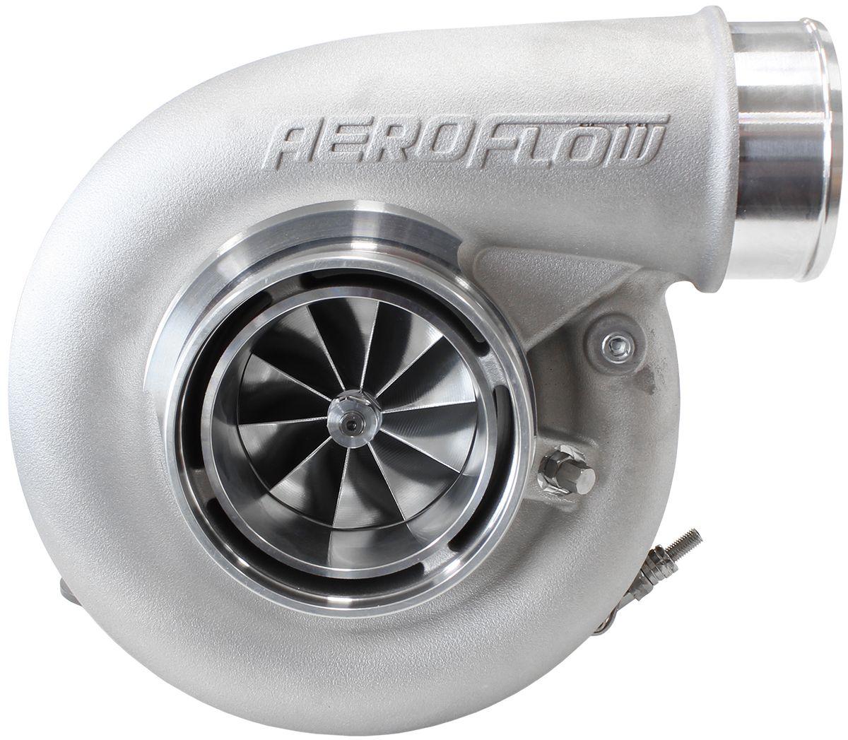 Aeroflow BOOSTED 7375 V-Band 1.15 Turbocharger 1200HP, Natural Cast Finish (AF8005-4008) AF8005-4008