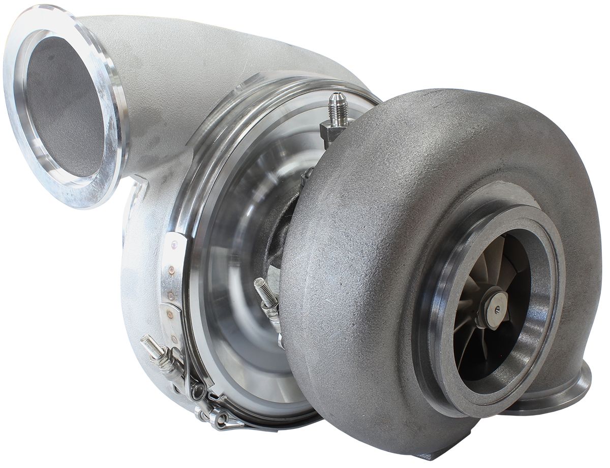 Aeroflow BOOSTED 7975 V-Band 1.28 Turbocharger 1450HP, Natural Cast Finish (AF8005-4012)