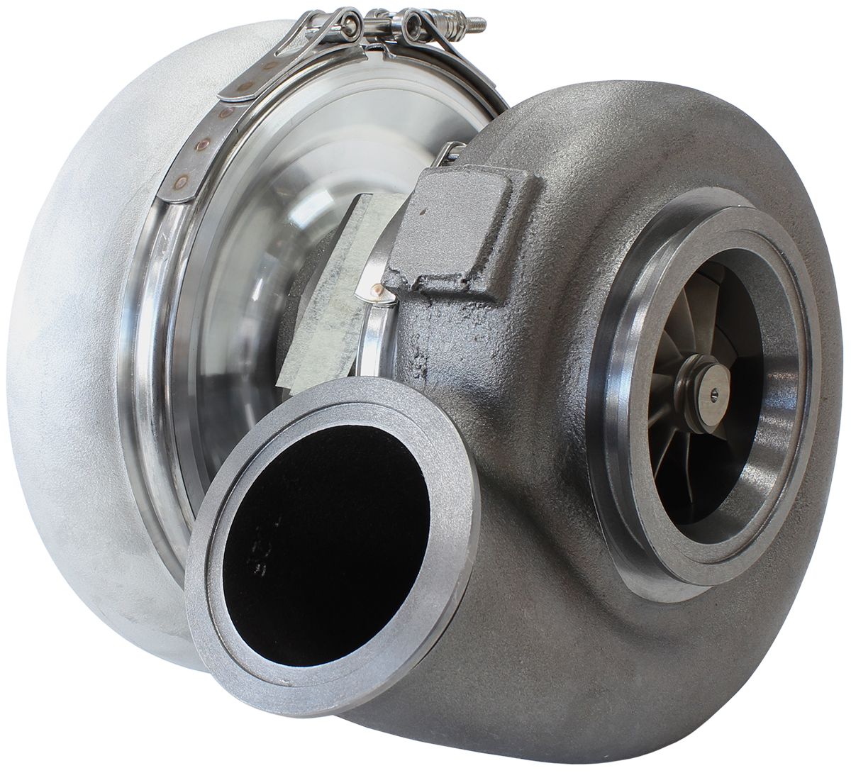 Aeroflow BOOSTED 7975 V-Band 1.28 Turbocharger 1450HP, Natural Cast Finish (AF8005-4012)