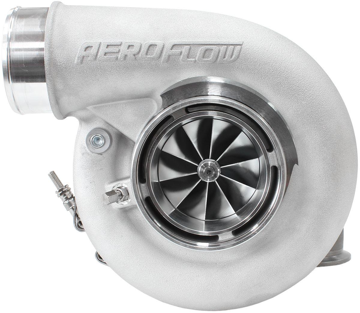 Aeroflow BOOSTED 7375 1.15 Reverse Rotation Turbocharger 1200HP, Natural Cast Finish (AF8005-4108) AF8005-4108