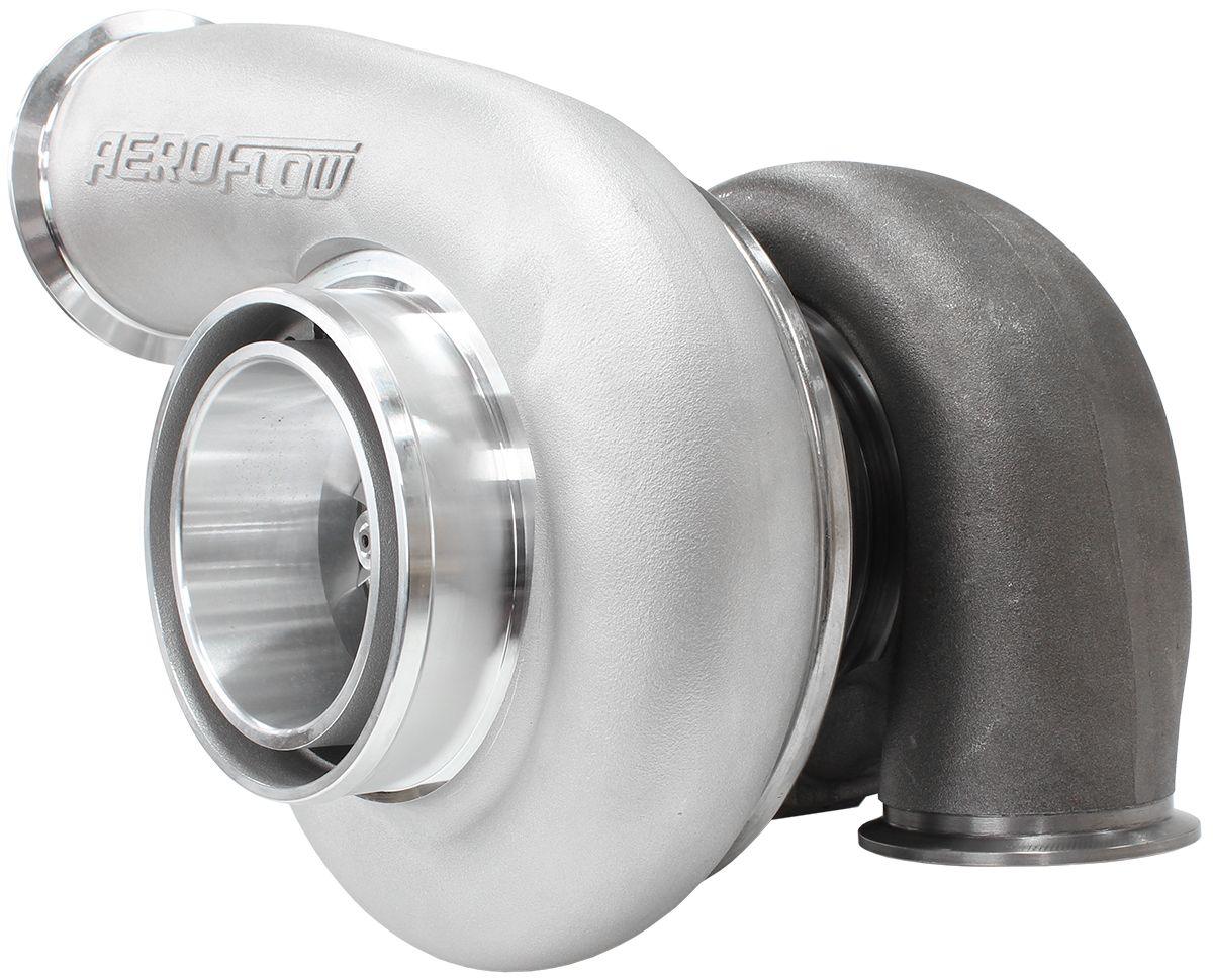 Aeroflow BOOSTED 7975 1.28 Reverse Rotation Turbocharger 1450HP, Natural Cast Finish (AF8005-4112)