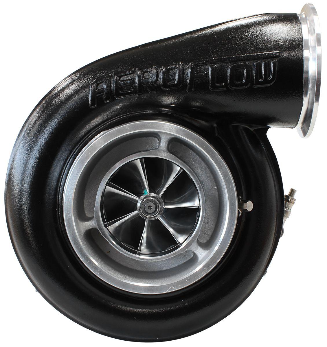 Aeroflow BOOSTED 7588 T4 1.25 Turbocharger 1500HP, Hi Temp Black Finish (AF8006-4027BLK) AF8006-4027BLK