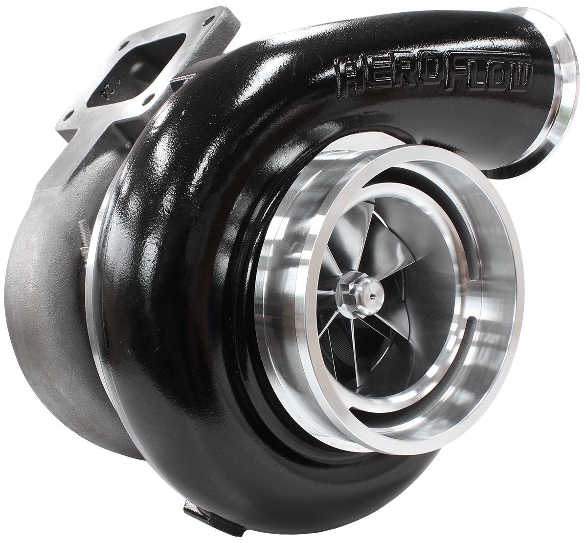 Aeroflow BOOSTED 102102 T6 1.24 Turbocharger 2850HP, Hi Temp Black Finish (AF8006-6012BLK)