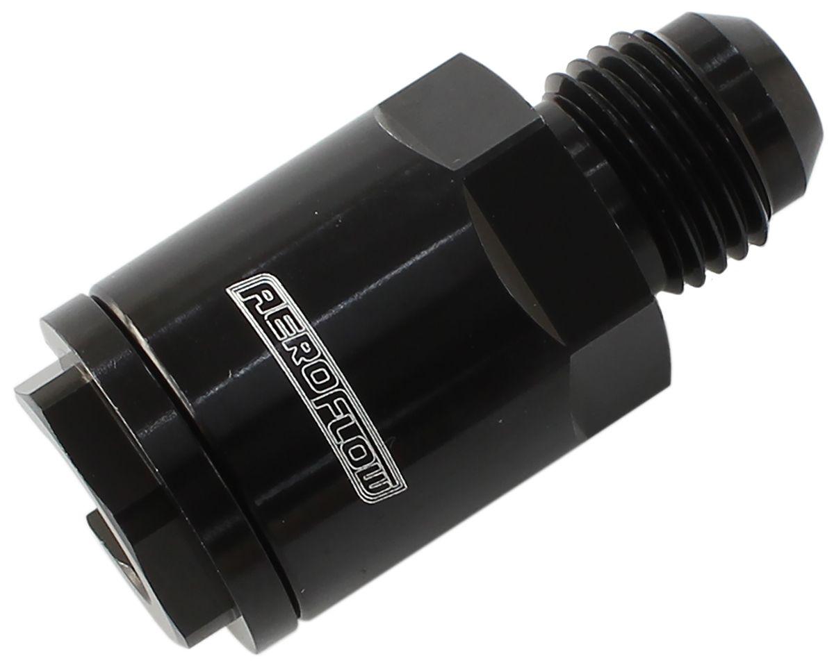 Aeroflow Push-On EFI Fuel Fitting 3/8" Hose Pressure Side -6 (AF808-02BLK) AF808-02BLK