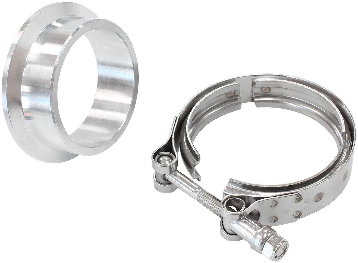 Aeroflow Boosted Compressor Outlet 4.21" O.D Aluminum V-Band Kit (AF8080-1025) AF8080-1025