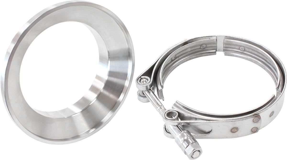Aeroflow Boosted Turbine Outlet 3.5" O.D Stainless Steel V-Band Kit (AF8080-1030) AF8080-1030