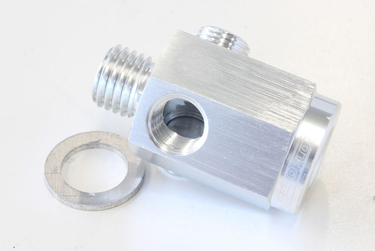 Aeroflow Metric Extension with 1/8" Port (AF810-M12-02S) AF810-M12-02S