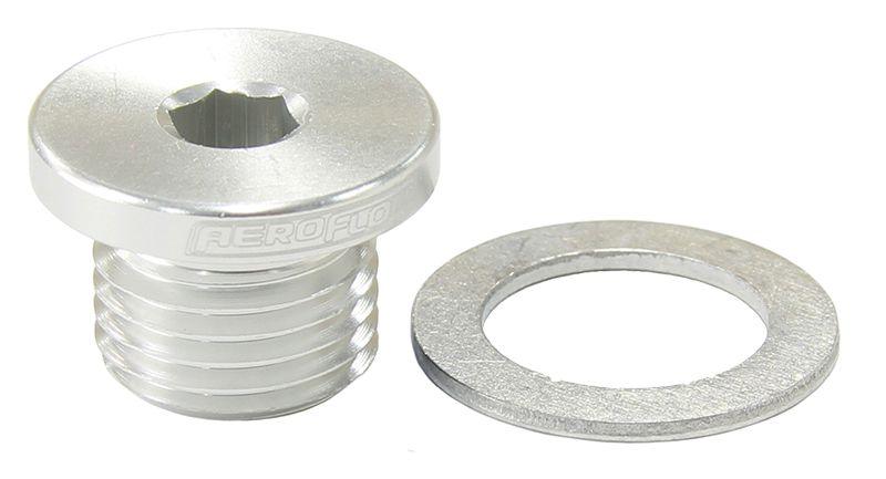 Aeroflow Metric Port Plug M12 x 1.25 (AF814-M12-01S) AF814-M12-01S