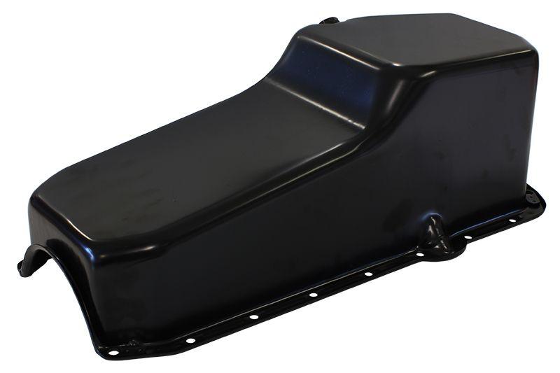 Aeroflow Chevrolet R/H Dipstick Standard Replacement Oil Pan, Black Finish (AF82-9092BLK) AF82-9092BLK