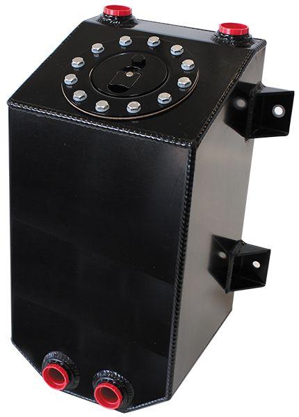 Aeroflow Aluminium 3 Gallon (11.35L) Fuel Cell with Cavity/Sump (Black) (AF85-2030ABLK)