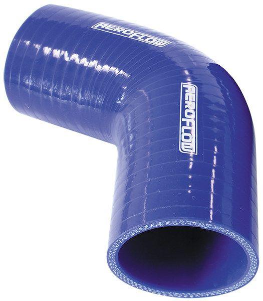 Aeroflow Gloss Blue 67° Silicone Elbow Hose 4" (102mm) I.D (AF9008-400) AF9008-400