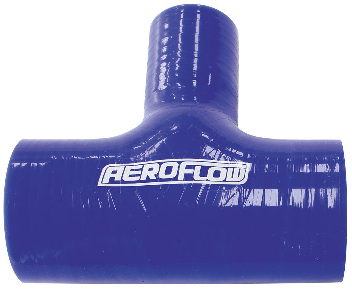 Aeroflow Gloss Blue Silicone Tee Hose 1-3/4" (44mm) Run I.D to 1" (25mm) Side I.D (AF9044-175-100) AF9044-175-100